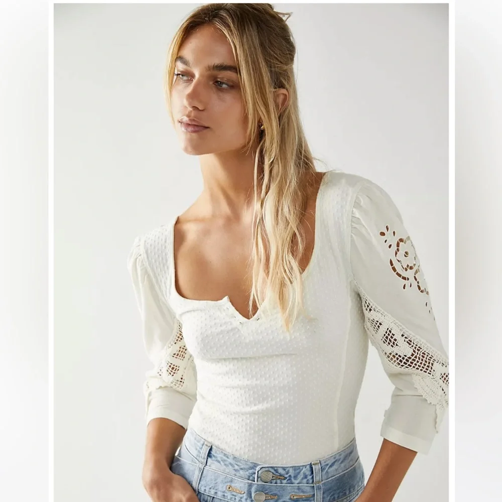 NWT Free People Lunch Date Top - Picture 1 of 3